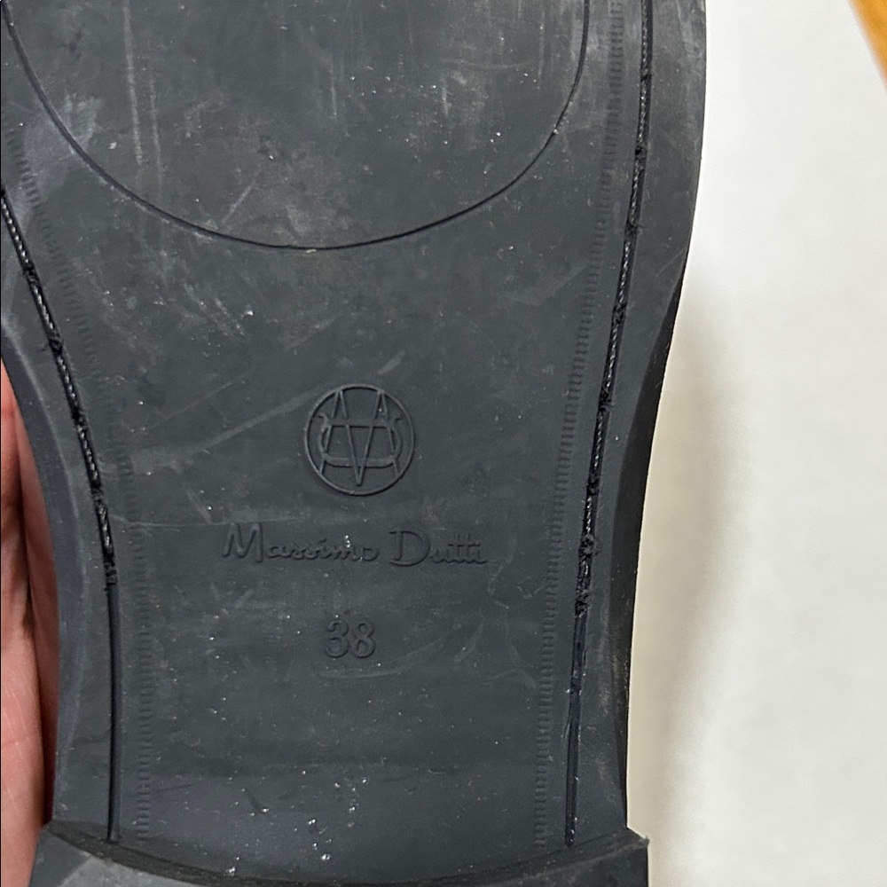 Massimo Dutti Brown Leather Horsebit Loafers - Picture 7 of 7